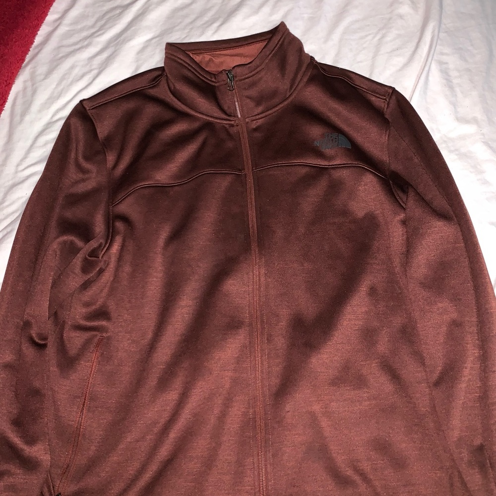 Northface Fleece Coat (Burgundy)